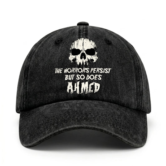 The Horrors Persist But So Does Your Name Cool Skull Washed Cap AHMED 13K1 C134PF