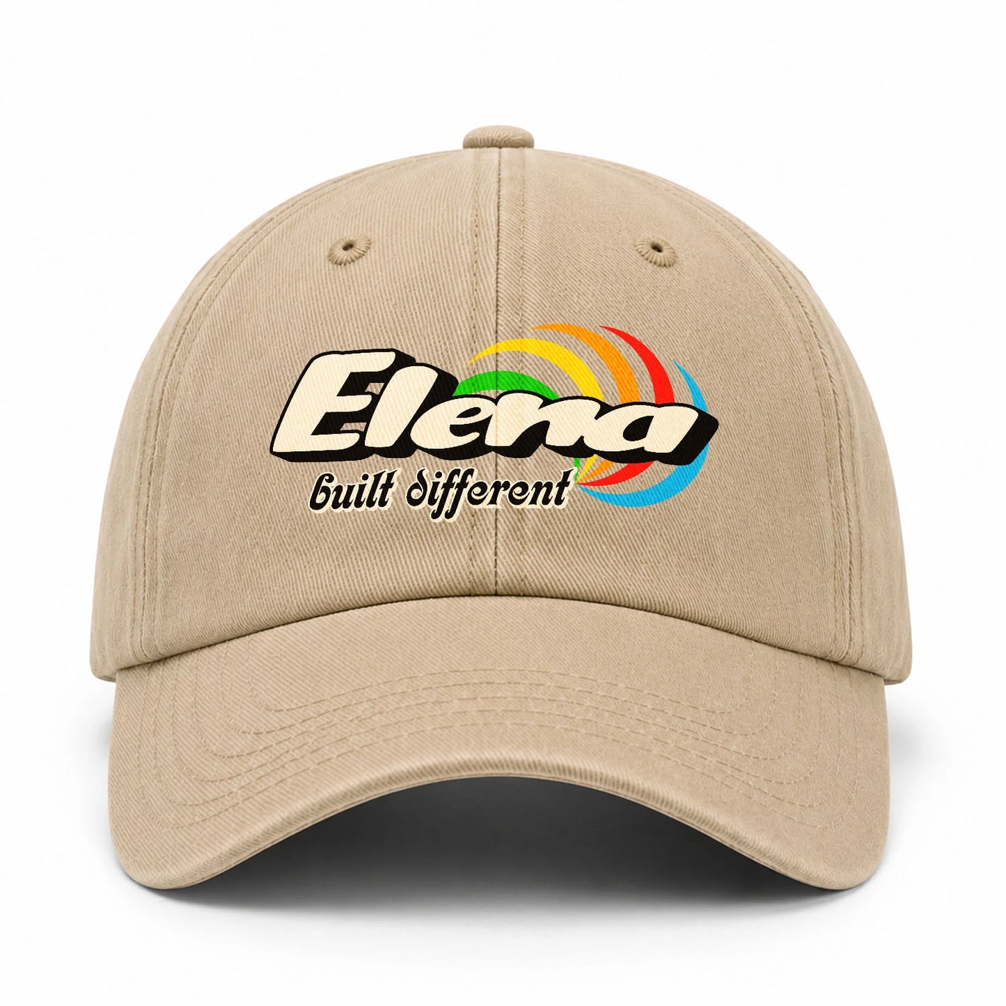 Your Name Built Different Retro Washed Cap ELENA 13K1 C55PF