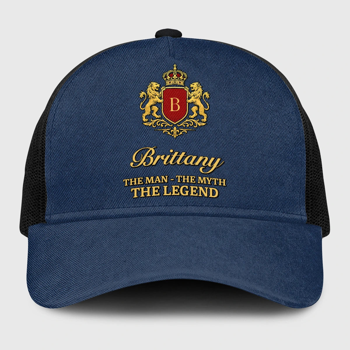 The Man The Myth The Legend Royal Blue Mesh Cap BRITTANY 13K1 C187PF
