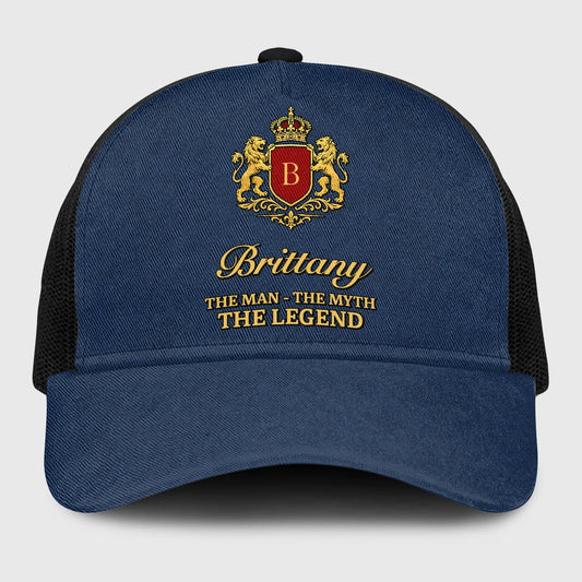 The Man The Myth The Legend Royal Blue Mesh Cap BRITTANY 13K1 C187PF