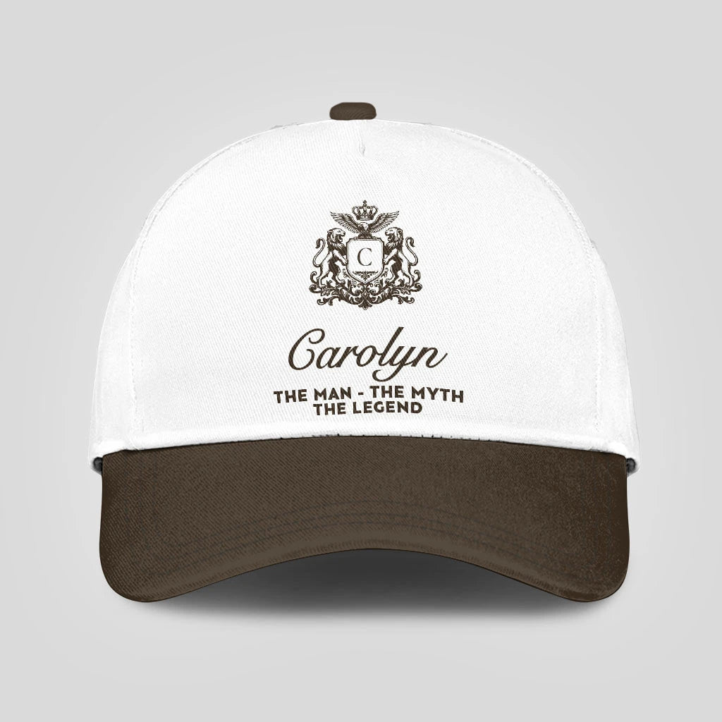 The Man The Myth The Legend Brown Cap CAROLYN 13K1 C47PF