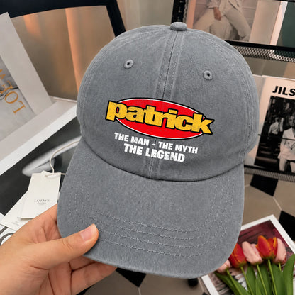 The Man The Myth The Legend Vintage Logo Washed Cap PATRICK 13K1 C162PF