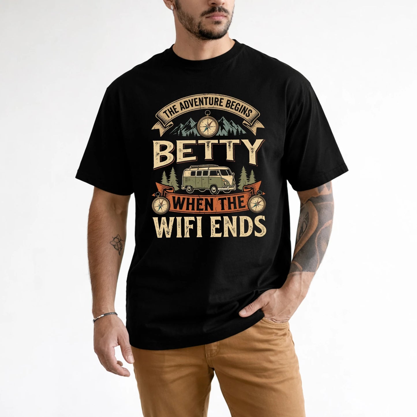 BETTY 13K1-547 The Adventure Begins Name When The Wifi Ends