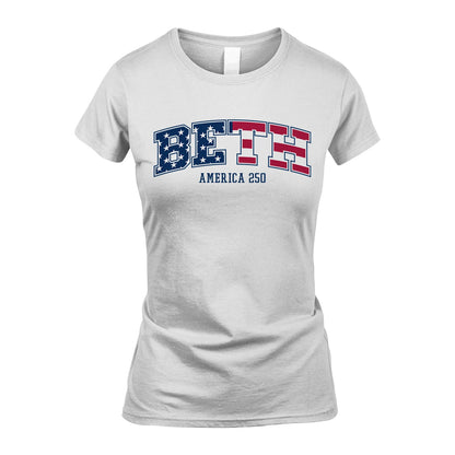 BETH 13K1-555 America 250 Personalized