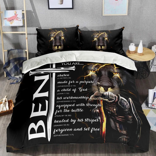 BEN Limited Edition Personalized Bedding Set 13K1-BS1