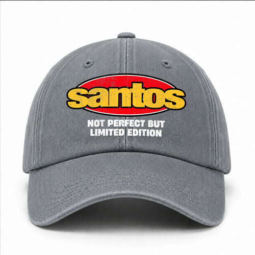 Your Name Not Perfect But Limited Edition Red Logo Washed Cap SANTOS 13K1 C84PF