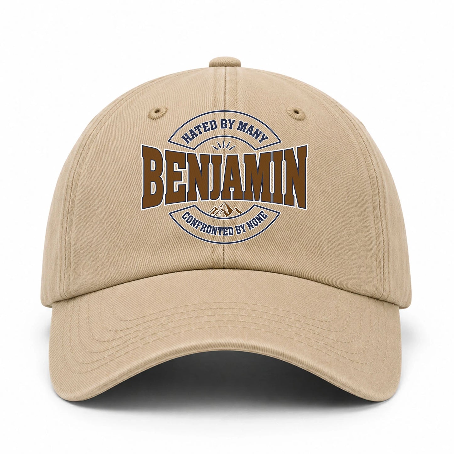 Hated By Many Confronted By None Washed Cap BENJAMIN 13K1 C36PF
