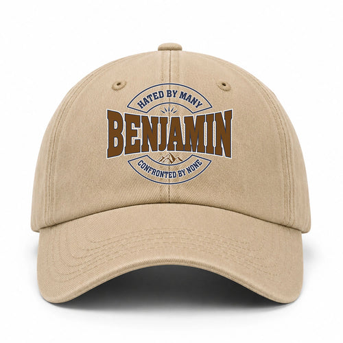 Hated By Many Confronted By None Washed Cap BENJAMIN 13K1 C36PF