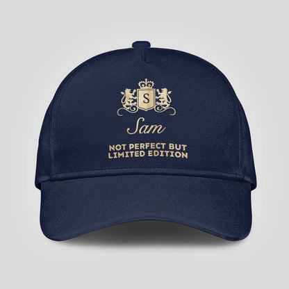 Not Perfect But Limited Edition Crest Logo Navy Cap SAM 13K1 C160PF