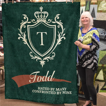 Hated by Many Confronted by None Old Money Blanket TODD 13K1 BK19