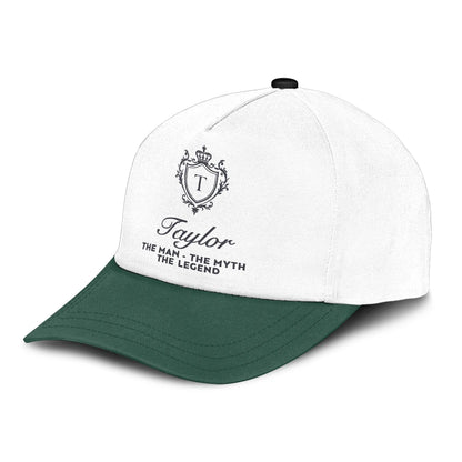 The Man The Myth The Legend Beautiful Green And White Cap TAYLOR 13K1 C171PF