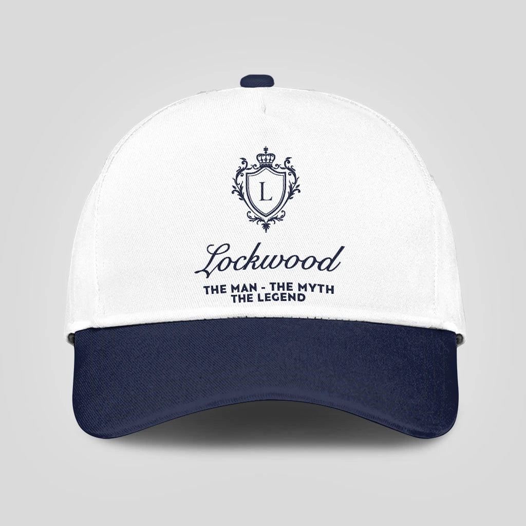 The Man The Myth The Legend Blue Cap LOCKWOOD 13K8 C46PF
