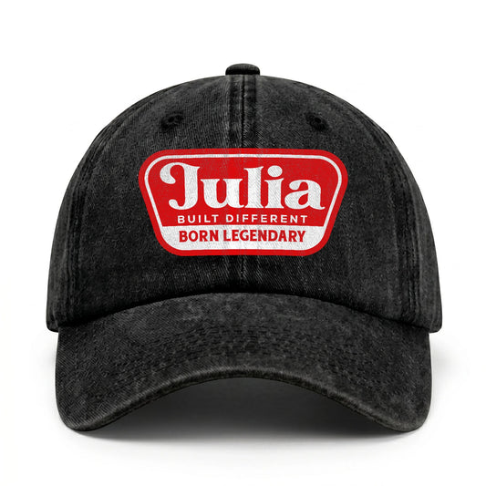 Built Different Born Legendary Red Logo Washed Cap JULIA 13K1 C63PF