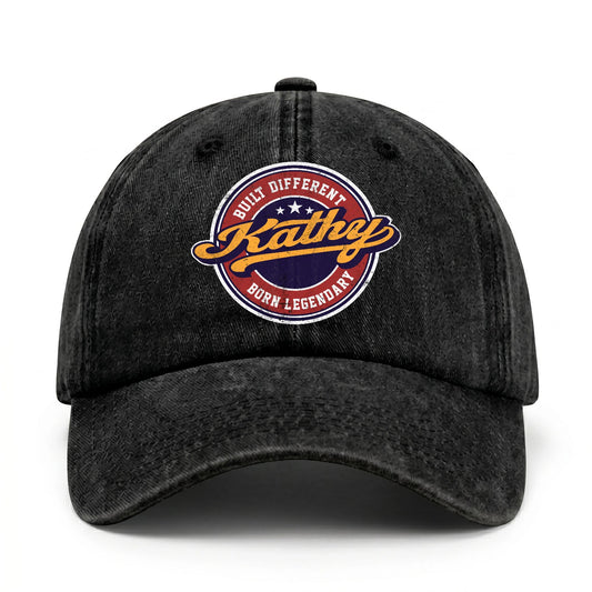 Built Different Born Legendary Logo Washed Cap KATHY 13K1 C65PF