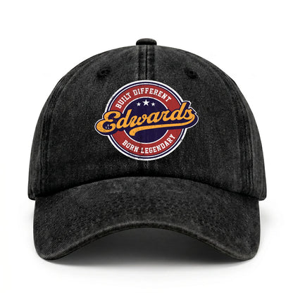 Built Different Born Legendary Logo Washed Cap EDWARDS 13K1 C65PF