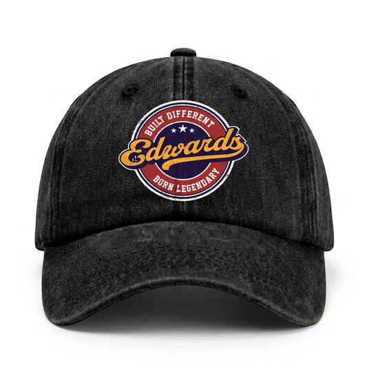 Built Different Born Legendary Logo Washed Cap EDWARDS 13K1 C65PF