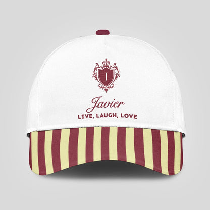 Live Laugh Love Burgundy And Yellow Cap JAVIER 13K1 C120PF