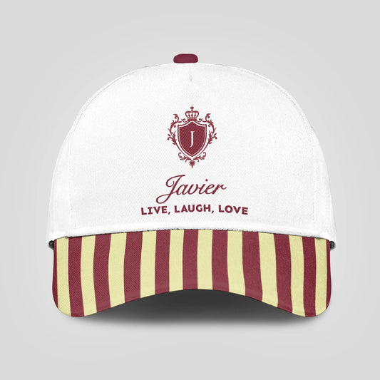 Live Laugh Love Burgundy And Yellow Cap JAVIER 13K1 C120PF