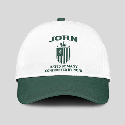 Hated By Many Confronted By None Luxury Logo Cap JOHN 13K1 C41PF