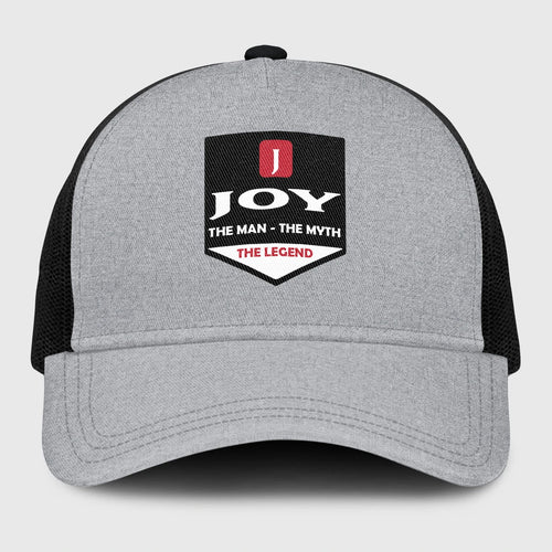 The Man The Myth The Legend Gray Mesh Cap JOY 13K1 C189PF