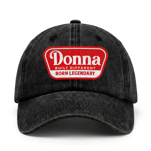 Built Different Born Legendary Red Logo Washed Cap DONNA 13K1 C63PF