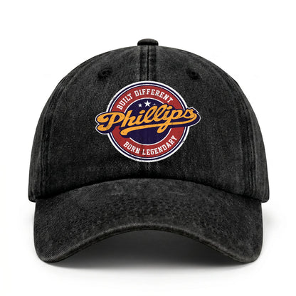 Built Different Born Legendary Logo Washed Cap PHILLIPS 13K1 C65PF