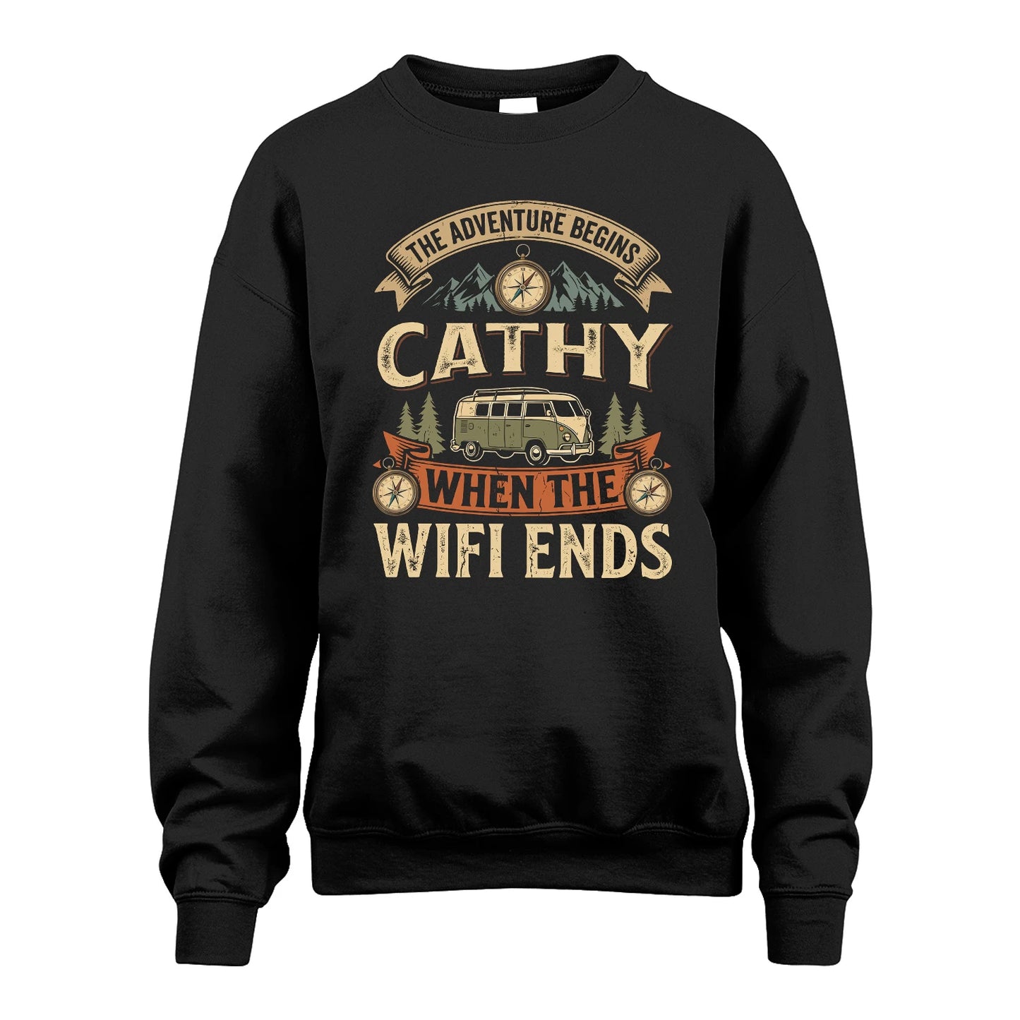CATHY 13K1-547 The Adventure Begins Name When The Wifi Ends
