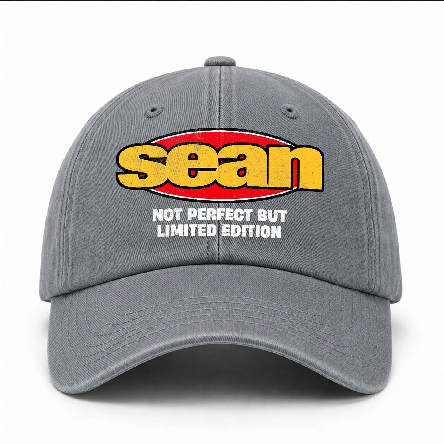 Your Name Not Perfect But Limited Edition Red Logo Washed Cap SEAN 13K1 C84PF
