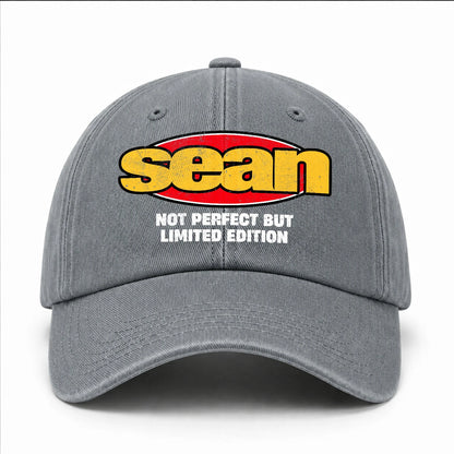 Your Name Not Perfect But Limited Edition Red Logo Washed Cap SEAN 13K1 C84PF
