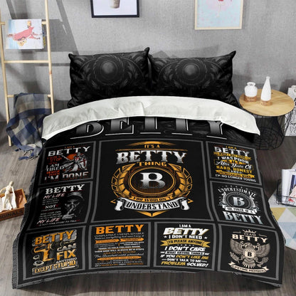 BETTY Limited Edition Personalized Bedding Set 13K1-BS2