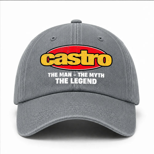 The Man The Myth The Legend Vintage Logo Washed Cap CASTRO 13K1 C162PF