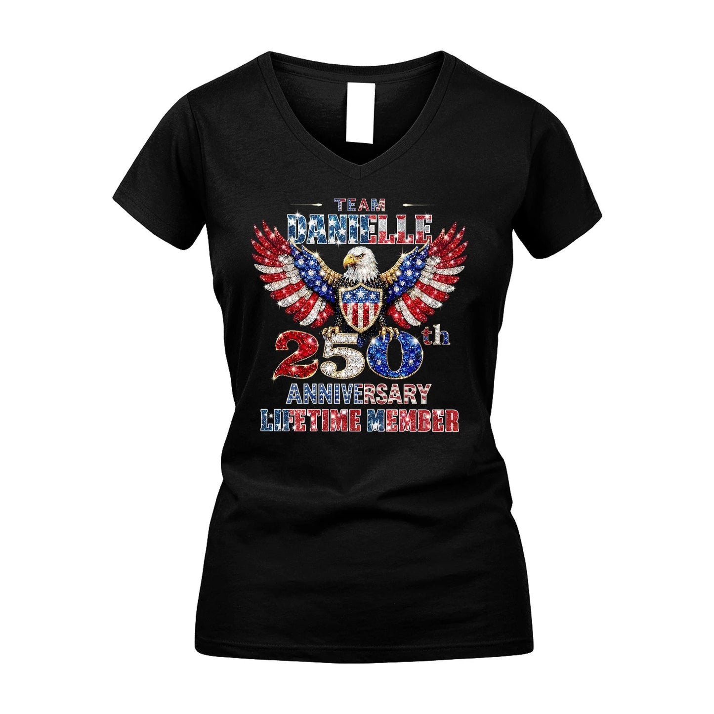DANIELA 13K1-523 Personalized "Team...Lifetime Member" America 250 Design