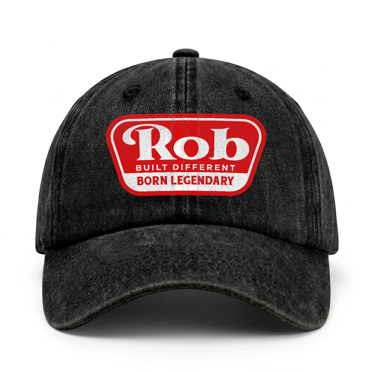 Built Different Born Legendary Red Logo Washed Cap ROB 13K1 C63PF