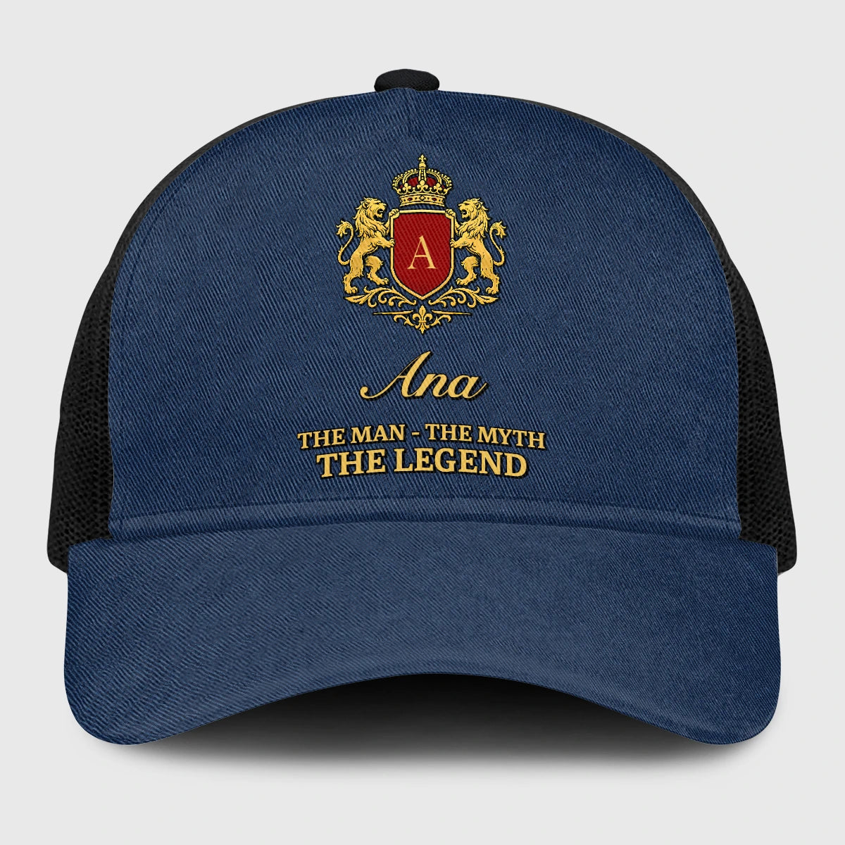 The Man The Myth The Legend Royal Blue Mesh Cap ANA 13K1 C187PF