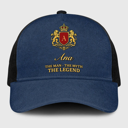 The Man The Myth The Legend Royal Blue Mesh Cap ANA 13K1 C187PF