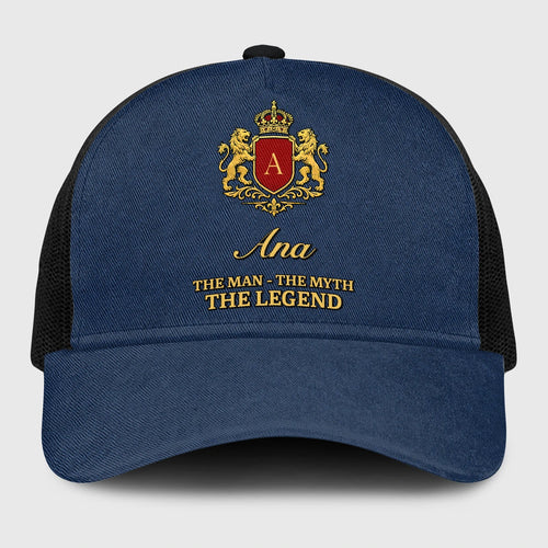 The Man The Myth The Legend Royal Blue Mesh Cap ANA 13K1 C187PF