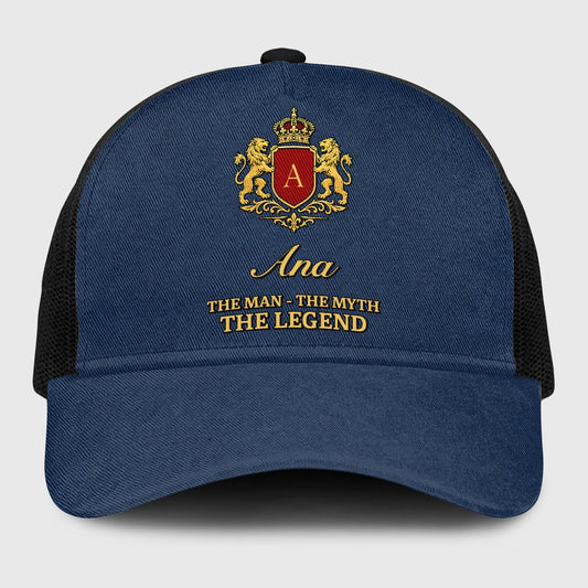 The Man The Myth The Legend Royal Blue Mesh Cap ANA 13K1 C187PF