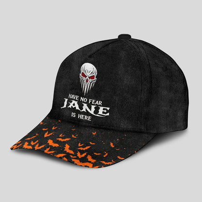 The Horrors Persist But So Does Your Name Skull Halloween Cap JANE 13K1 C125PF