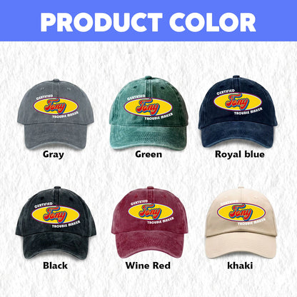 Certified Your Name Trouble Maker Washed Cap TONY 13K1 C73PF