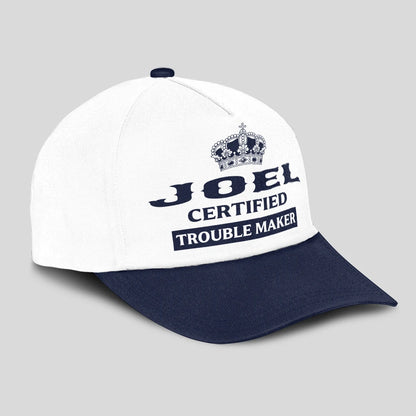 Certified Your Name Trouble Maker Washed Cap JOEL 13K1 C148PF