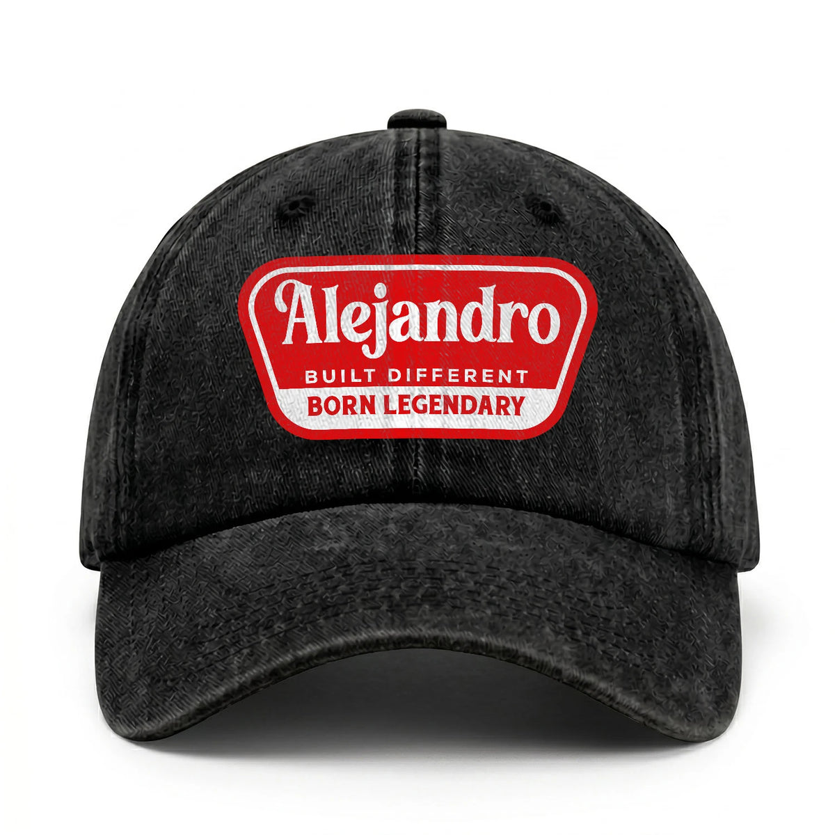 Built Different Born Legendary Red Logo Washed Cap ALEJANDRO 13K1 C63PF