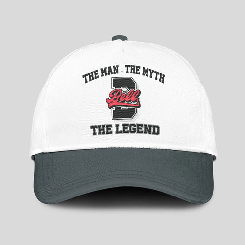 The Man The Myth The Legend Custom Initial Letter And Name Cap BELL 13K1 C38PF