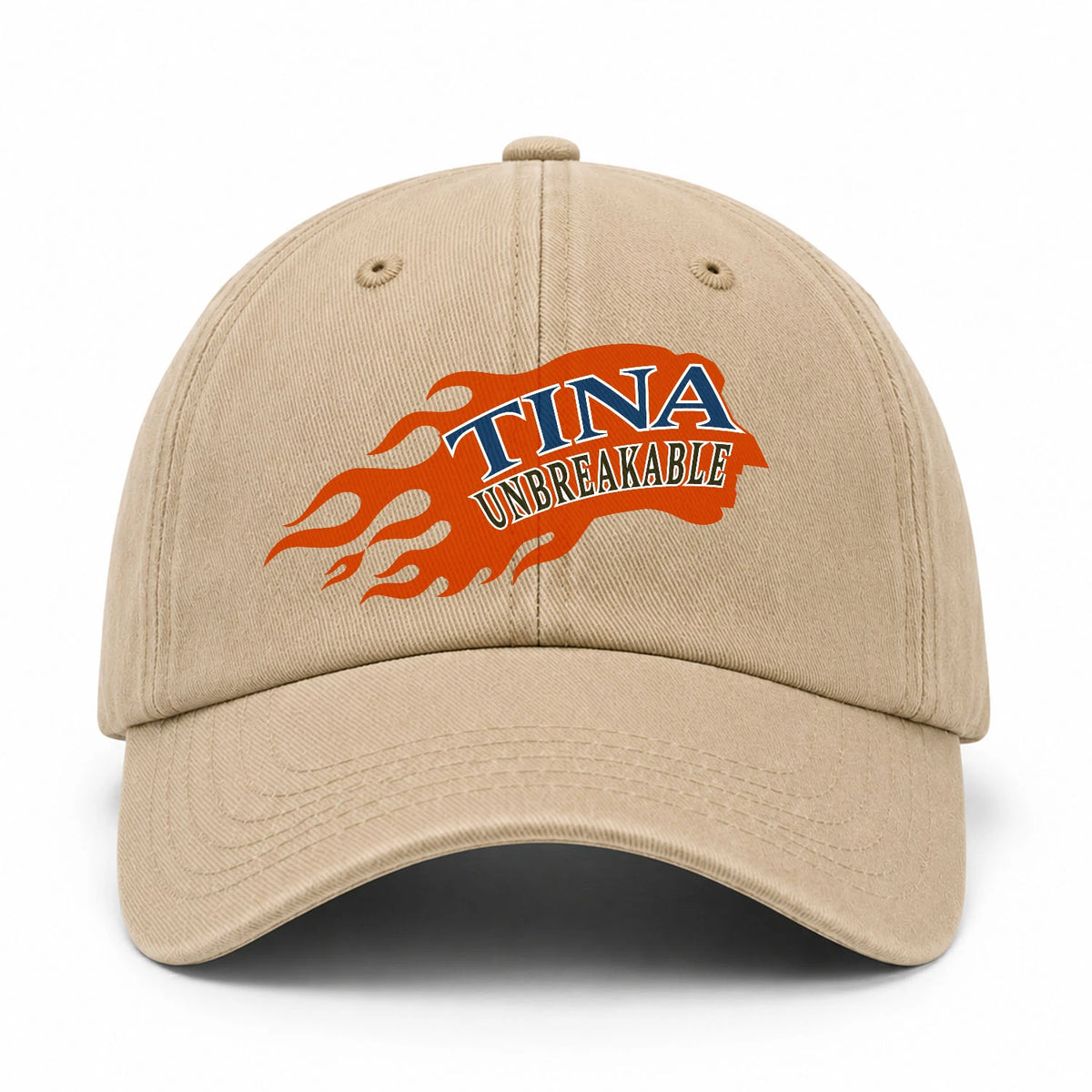 Your Name Unbreakable Logo Washed Cap TINA 13K1 C69PF