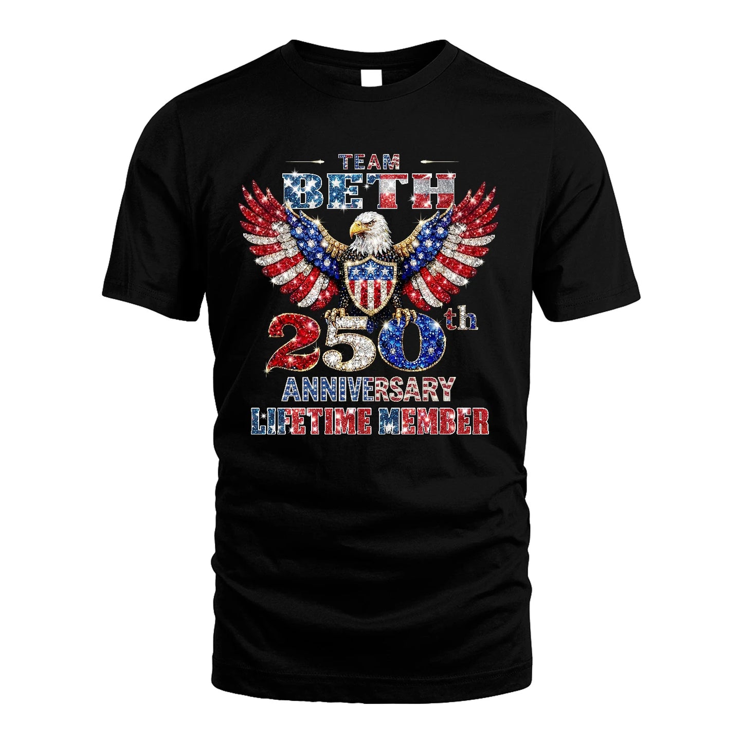 BENNETT 13K1-523 Personalized "Team...Lifetime Member" America 250 Design