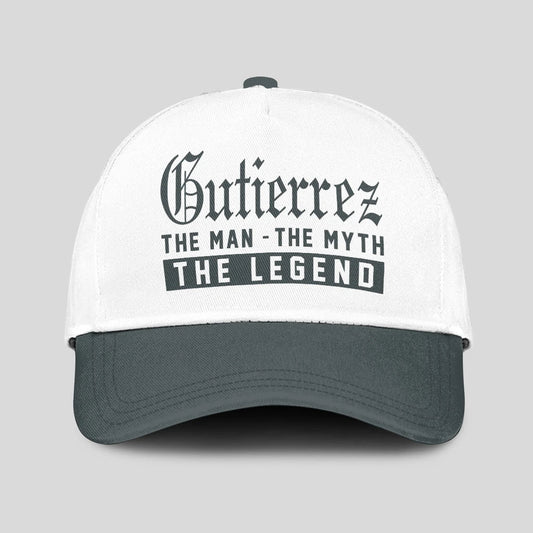 The Man The Myth The Legend Luxury Cap GUTIERREZ 13K1 C39PF
