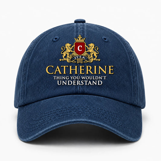 It's A Your Name Thing You Wouldn't Understand Royal Blue Washed Cap CATHERINE 13K1 C184PF