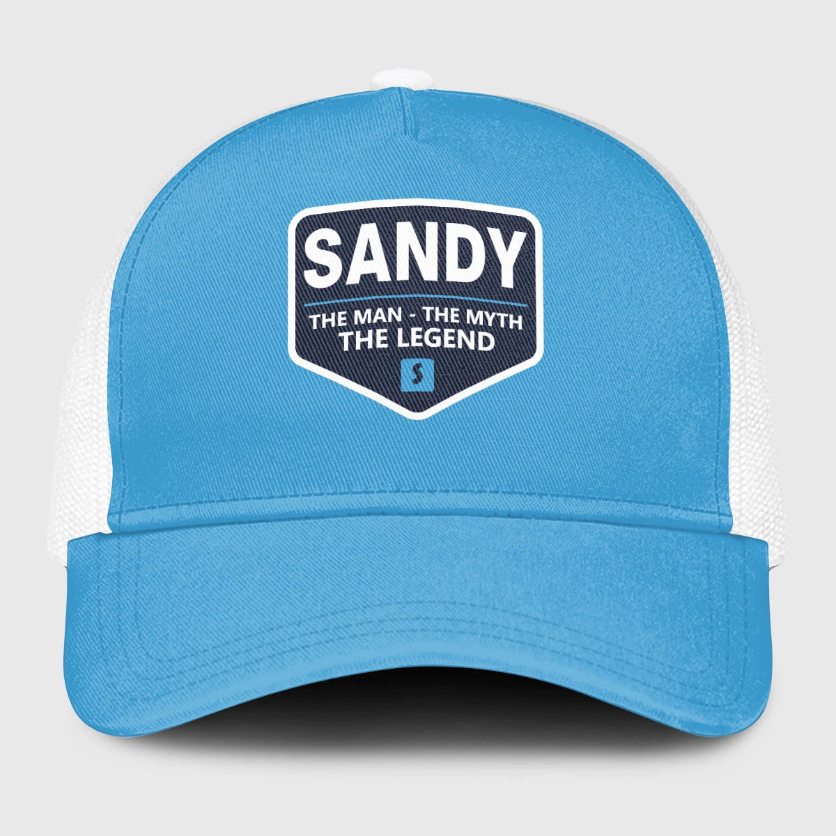 The Man The Myth The Legend Light Blue Mesh Cap SANDY 13K1 C190PF