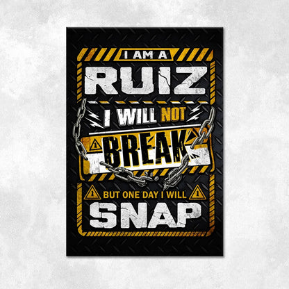 RUIZ Motivational Rug – Black & Yellow Quote Carpet for Living Room 13K1-AR1