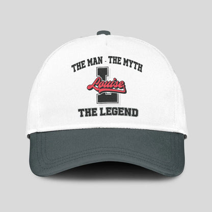 The Man The Myth The Legend Custom Initial Letter And Name Cap LOUISE 13K1 C38PF