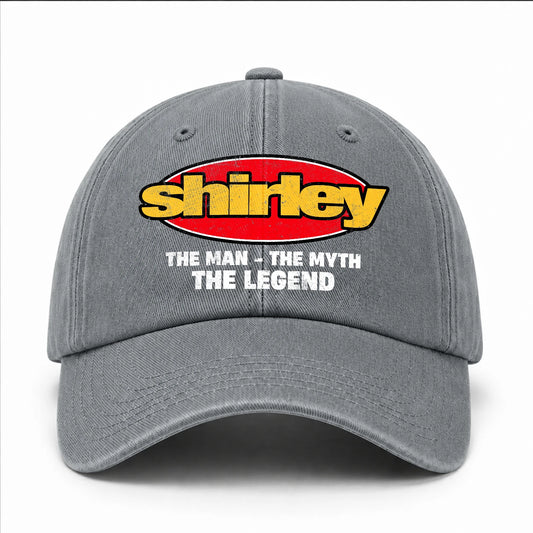 The Man The Myth The Legend Vintage Logo Washed Cap SHIRLEY 13K1 C162PF